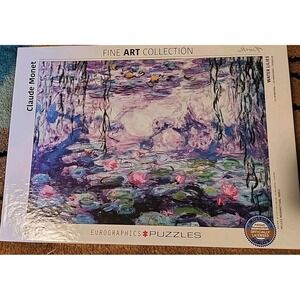 Eurographics Museum Art_WATER LILIES Claude Monet_1000 Challenging Jigsaw Puzzle